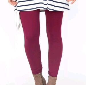 Agnes & dora dark berry leggings